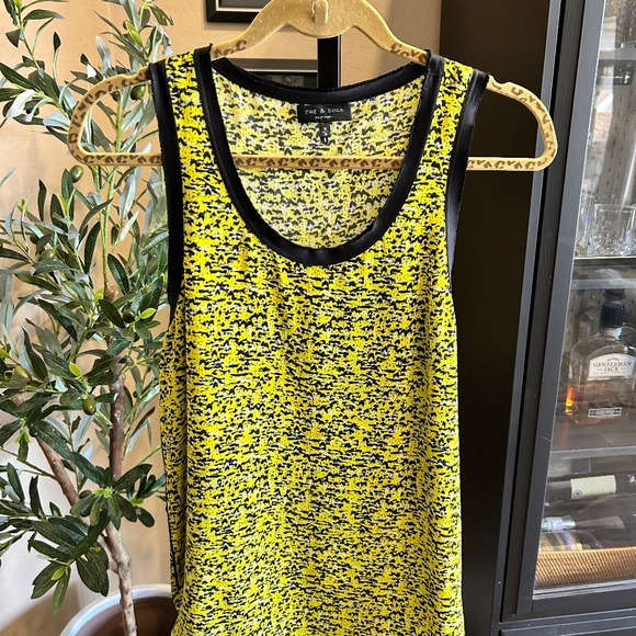 Rag & Bone Willow Neon Print TankTop - Picture 3 of 5